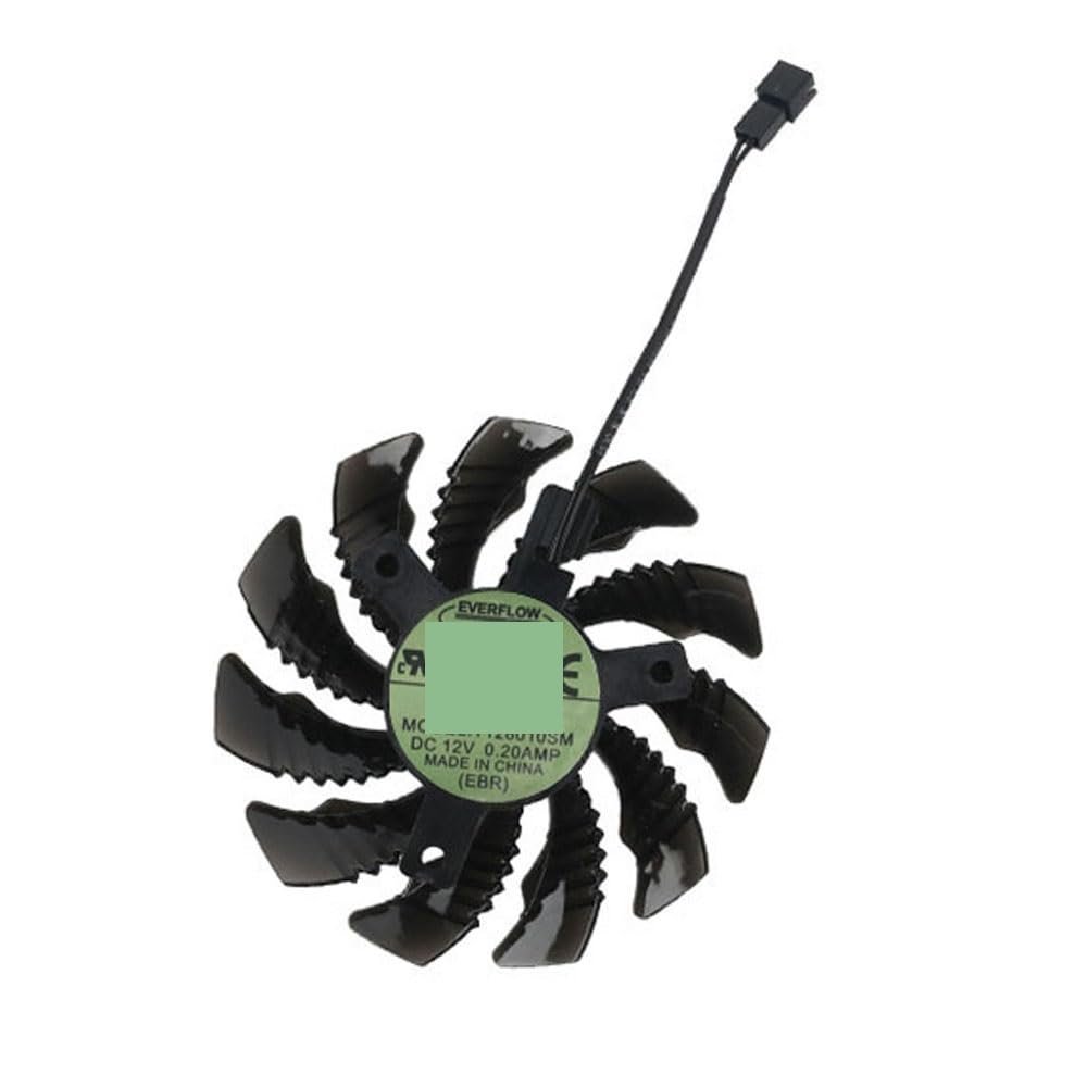 AYYDXRK 78MM T128010SM PLD08010S12H GTX960 Fan 12V 3Pin 2Pin Cooling Fan GV-N960OC for GTX 960 Graphics Video Card Cooler Fans(Fan - A)