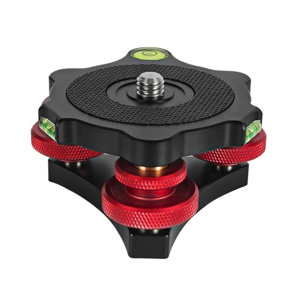 Tripod Head Speedy Leveling Base Horizontal Adjustment Base w Offset Bubble Leve Camera Tripod & Monopod(LP-64)