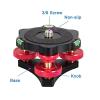 Tripod Head Speedy Leveling Base Horizontal Adjustment Base w Offset Bubble Leve Camera Tripod & Monopod(LP-64) view 3