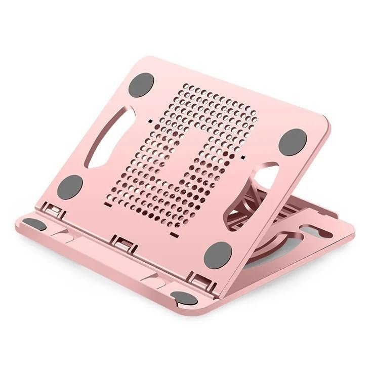 WANGHAI2024M Laptop Stand Laptop Stand, Ergonomic Portable Foldable Notebook Cooling Bracket for Devices Within 14" Laptop Mount(Pink)