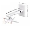 FYorbitH Projector Wall-Mounted Hanger Universal Home Living Room Bedroom Projector Shelf Retractable Project Bracket Hangers Portable Projector(Small) view 2