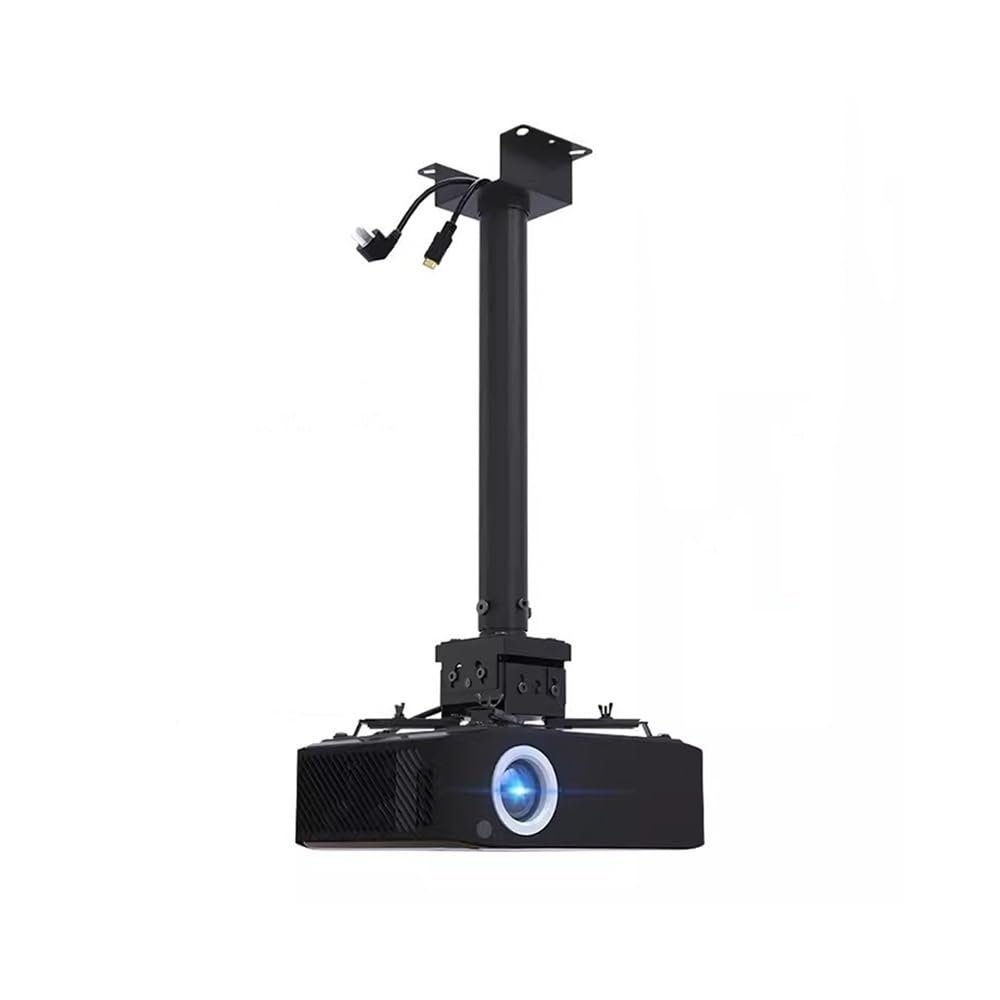 FYorbitH Projector Universal Hanging Bracket Projector Hanging Bracket Projector Bracket Ceiling Universal Hanging Bracket High Load-Bearing Portable Projector(Black)