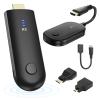 4K Wireless HDMI Transmitter and Receiver Kit, vioreay Point-to-Point Pre-Paired No WiFi, 200m(50m Through Walls) 2160p/1080p @30Hz, Plug & Play Extender for PC/PS5/TV/Projector view 1