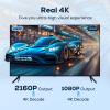 4K Wireless HDMI Transmitter and Receiver Kit, vioreay Point-to-Point Pre-Paired No WiFi, 200m(50m Through Walls) 2160p/1080p @30Hz, Plug & Play Extender for PC/PS5/TV/Projector view 3