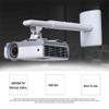 FYorbitH Projector Wall Mount Full Motion Retractable Universal Projector Hanger Bracket Loading 15kgs Portable Projector view 3