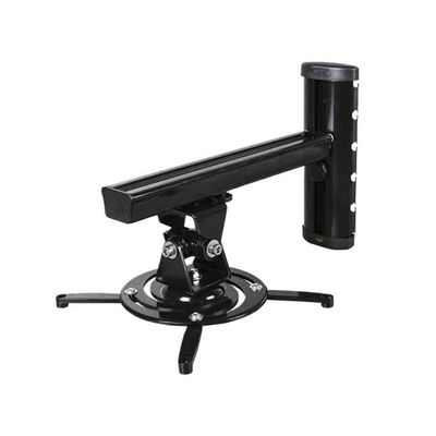 FYorbitH Projector Aluminum Alloy 360 Degree Projector Wall Mount Full Motion Retractable Universal Projector Hanger Bracket Portable Projector(Black)