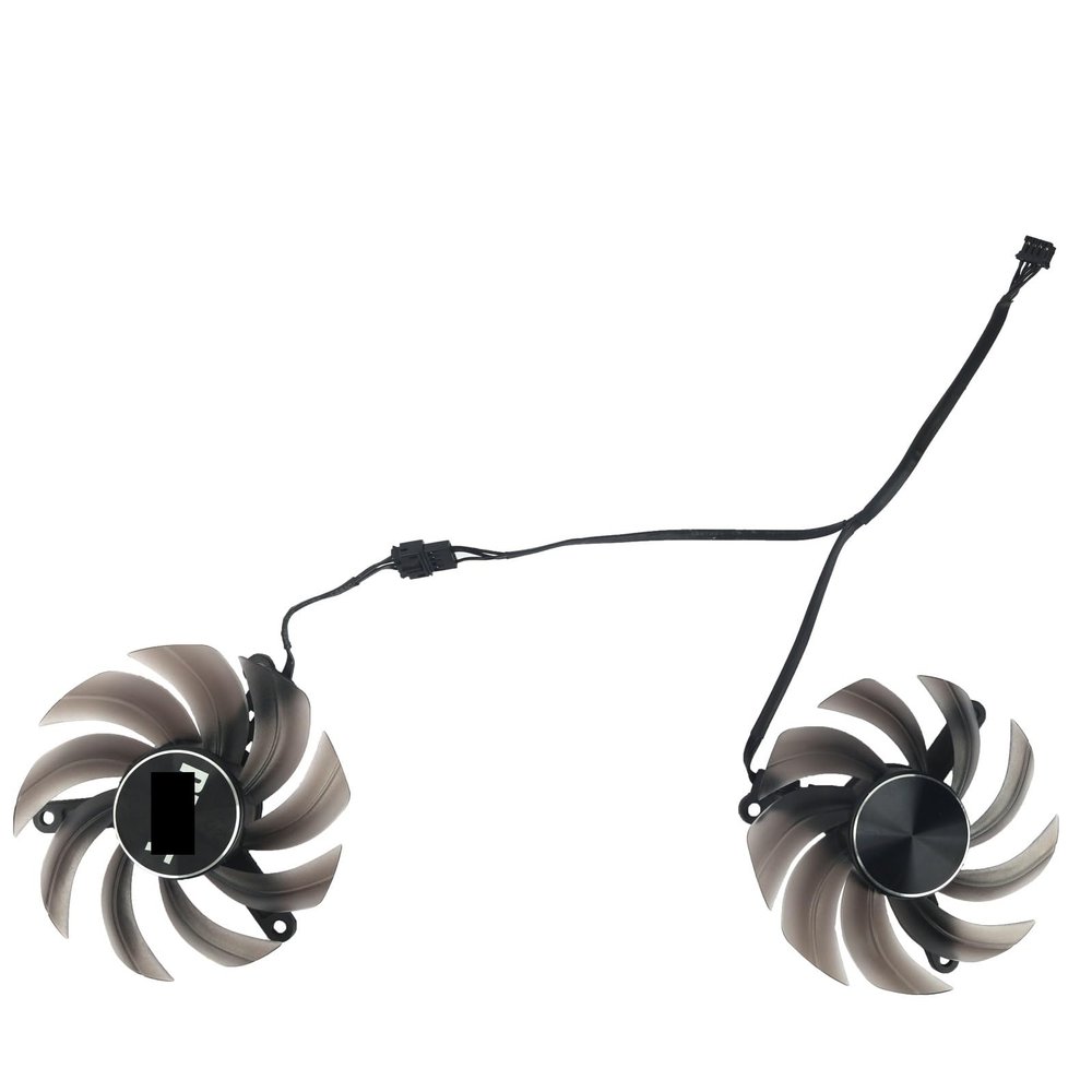 AYYDXRK Fan Video Card for RTX 3090 24GB GamingPro OC 82MM FD8015U12D RTX3090 Graphics Card Replacement Cooling Fan(Fan - 2PCS)