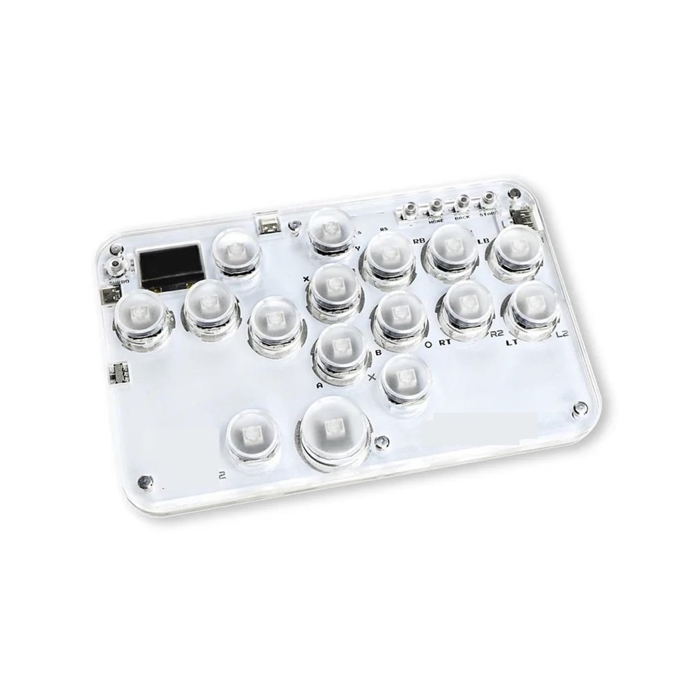 D3LX0Z1 Arcade Street Fighter 6 Fighting Game Micro Keyboard Game Controller(G12)