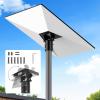 Bloazzup Starlink Pole Adapter, Adjustable Angle Starlink gen3 tilt Pole Mount, Rustproof, Weatherproof Starlink Roof Mount, Compatible with Gen 3 V3 Starlink Standard Dish, Pipe Not Included view 1