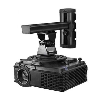 FYorbitH Projector Office Universal Aluminum Alloy Projector Bracket Rotating Projector Ceiling Wall Mount Bracket Portable Projector(Black)