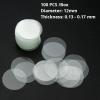 Microscope Kit 100pcs/Box 12mm Diameter Round Microscope Cover Slide Glasses Microscope Accessories Microscope Lens Adapters view 2