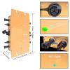 L6AS0F7 1400W Microinverter DC 22-50V Double Grid Tie Micro Inverter 220VAC Pure Sine Wave for 200-420w Solar Panel Per Series(Blue) view 3