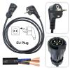 L6AS0F7 1400W Microinverter DC 22-50V Double Grid Tie Micro Inverter 220VAC Pure Sine Wave for 200-420w Solar Panel Per Series(Blue) view 4