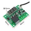 L6AS0F7 50pcs Digital Display Temperature Controller Temperature Control Switch W1209 Micro Temperature Control Board(12V Blue Light) view 2