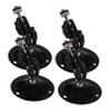 DOITOOL 4sets Wall Camera Mount Bracket Black Wall Bracket for Camera Mount Floating Shelf Security Stand view 1