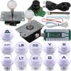 D3LX0Z1 Arcade Controller 3D Gamepad Analog Stick Sensor Joystick Microswitch LED Button Encoder(White) view 2