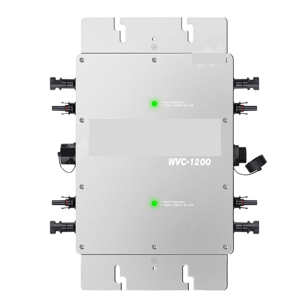 L6AS0F7 1200W Solar Grid Connected Micro Inverter, 22-50VDC to AC 80-280VAC Pure Sine Wave Inverter(120V (80-160VAC))