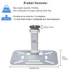 FYorbitH Projector Projector Wall Mount Stand Ceiling Bracket Holder for Mini Projector DV Security Web Camera Portable Projector view 2