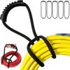 5 Pieces Extension Cord Storage Straps,24-inch Extension Cord Organizer,Vacuum Hose Holder for Pool Hoses, Garden Hoses, Cords, CablesRope, RV, Boat, Garage, Home view 1