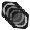 Alipis 4pcs Square Speaker Grill Cover Metal Mesh Grill for Car Audio Home Speakers Protection Net Decorative Ring Design view 1