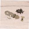 FIXOSHEE 4pcs Retro Notebook Locks Vintage Diary Lock Notebook Hasps Latch Practical view 4