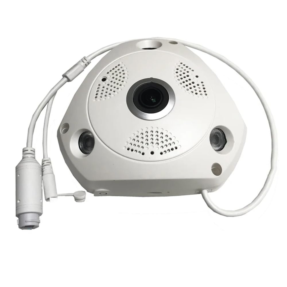 Bloepum Imx335 5Mp Indoor Poe IP Camera Fisheye Wide Angle Face Detection Infrared Night Vision VR Cam Video Surveillance