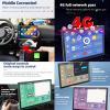 ASHOIH 13.3 Android 10 Car Stereo for Toyota Tundra 20072013 / Sequoia 20082018, Touch Screen GPS Navigation with Wireless CarPlay, Android Auto, Mirror Link, DSP and Backup Camera(Size:6+128) view 4