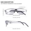 YIMI Photochromic Blue Light Blocking Glasses Anti Eyestrain Computer Gaming Blue Light Screen Blocker Glasses for Men Women view 3