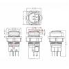D3LX0Z1 50pcs/Lot Custom 27 * 27mm Small Square Illuminated momentary led Push Button with microswitches for Arcade Game Machine Machine view 4