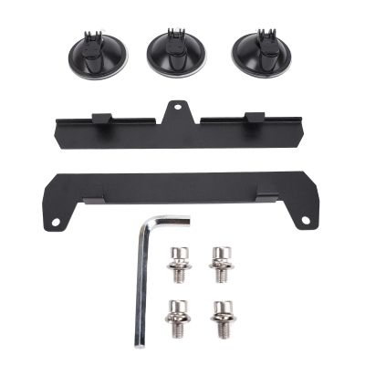 Car Satellite with Roof Mount, Seamless Strong Adsorption Suction Cup Stand for Mini Rectangular Satellite Dish Antenna for Van Boat, Window Sunroofs