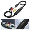AugustknowU Composite to HD Converter, 1080P Resolution HD Adapter for RCA Devices Compatible with PS one STB VHS VCR Blue-Ray DVD Players(Black) view 4