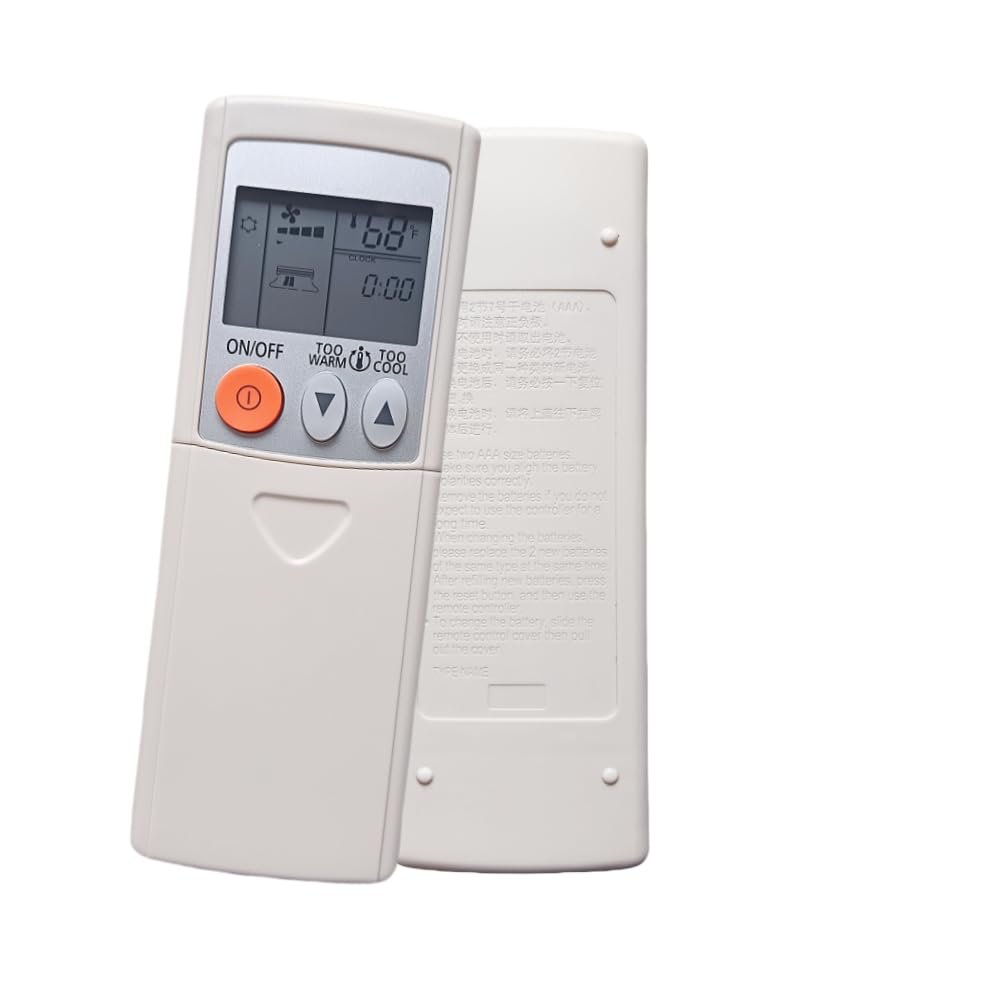 Dtirszxy U01A05426 Replacement New Remote Control for Mitsubishi Electric Mr Slim AC MUZ-HM09NA MSZ-HM09NA-U1 MUZ-HM15NA MSZ-HM15NA-U1 MUZ-HM12NA MSZ-HM12NA-U1 Mini Split Room Air Conditioner