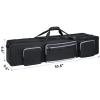 IBVIVIC Tripod Carrying Case, 50.8" Heavy Duty Tripod Bag with Padded Divider Light Stand Bag Dual Zipper Photo Studio Equipment Large Carrying Bag for Monopods, Mic Stand, Tent Pole, Boom Stands view 2
