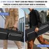 IBVIVIC Tripod Carrying Case, 50.8" Heavy Duty Tripod Bag with Padded Divider Light Stand Bag Dual Zipper Photo Studio Equipment Large Carrying Bag for Monopods, Mic Stand, Tent Pole, Boom Stands view 3