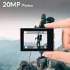 icefox i8 Action Camera with 20MP, 5X Zoom, Underwater Waterproof Camera with Optimized EIS, Video & Photo Editing by Snap Pro App, WiFi Remote Control for Diving, Cycling and Vlogging view 2