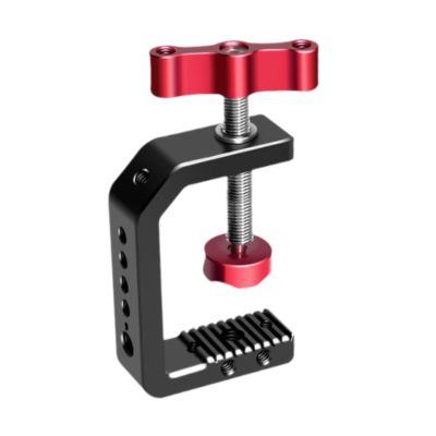 AsrMyjcx Camera Clamp Mount Tripod Fixing Clip Multifunctional Adjustable Camera Mount Camera Arm Clip for Photography Reflector DSLR, 117x66x25mm