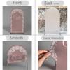 Cielito Mexico Fiesta Lindo Arched Stand Cover Bridal Shower Baptism Wedding Birthday Party Chiara Background,Elastic Spandex Fabric (RoseQuartz,6x2.6ft(HxW)) view 4