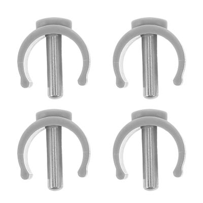 Beavorty 4pcs C Shaped Clamp Buckle for Walker and Crutch Accessories