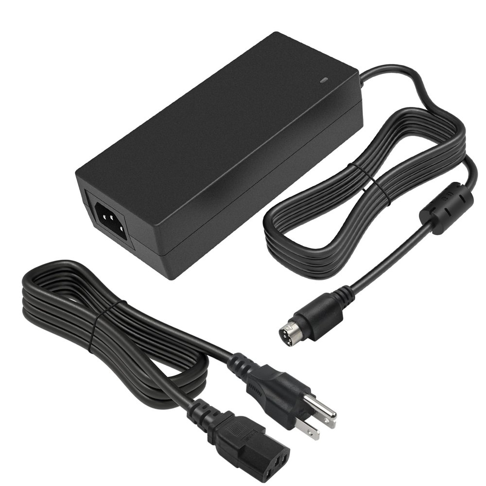 12V 8.33A 4-Pin Power Adapter Charger for Synology Disk Station 4-Bay DS918+DS412 DS418 DS420+DS423+DS720+ DS712 DS920+DS923+DS916+Network Storage NAS Server Power Supply Charging Cable Replacements