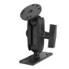 RiToEasysports Fish Finder Mount,Aluminum Alloy 9.5cm Marine Electronic Mount with 1.5 Inch Rubber Ball Heads for Marine Boat Kayak Pontoon Canoe view 2