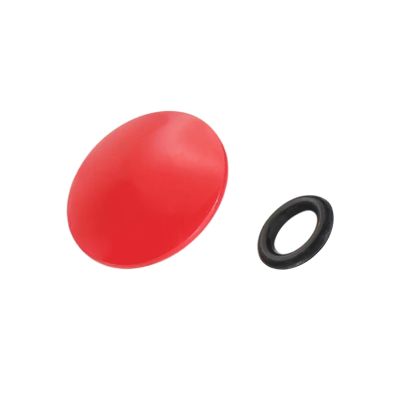 PATIKIL Camera Shutter Button, 10mm Convex Surface Shutter Release Button Pure Copper Camera Buttons for Nikon for Fujifilm for Leica DSLR/SLR, Red