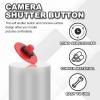 PATIKIL Camera Shutter Button, 10mm Convex Surface Shutter Release Button Pure Copper Camera Buttons for Nikon for Fujifilm for Leica DSLR/SLR, Red view 4