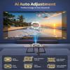 Dess C5 Enterprise GTV Projector,4K Projector With Wifi6 And Bluetooth,Home Theater projector,2500 Brightness,Built in Electric Bracket, Stereo Surround Sound,300''IMAX-Enhanced Quality view 3