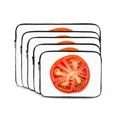 Tomato Slice Laptop Case 15 inch Portable Computer Sleeve Shockproof Fashion Laptop Bag for Women Men Briefcase