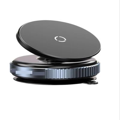 NOUNZH Magnetic Car Holder, Universal Suction Cup, Mirror Gym Bath Shower Stand Max Fit for Samsung(Black)