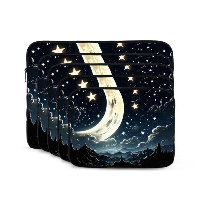 Stars Drawing Laptop Case 10 inch Portable Computer Sleeve Shockproof Fashion Laptop Bag for Women Men Briefcase