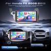 4G+64G Android 15 Car Stereo for Honda Fit 2008-2013 with Wireless Carplay Android Auto, 10.1 Inch 1280 * 720 Touch Screen GPS Navi/WiFi/Bluetooth 5.0/ FM/32EQ/ SWC/Backup Camera view 2