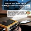 Emergency Weather Radio with Large Solar Panel, Efficient Hand Crank view 3