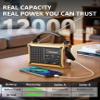 Emergency Weather Radio with Large Solar Panel, Efficient Hand Crank view 4