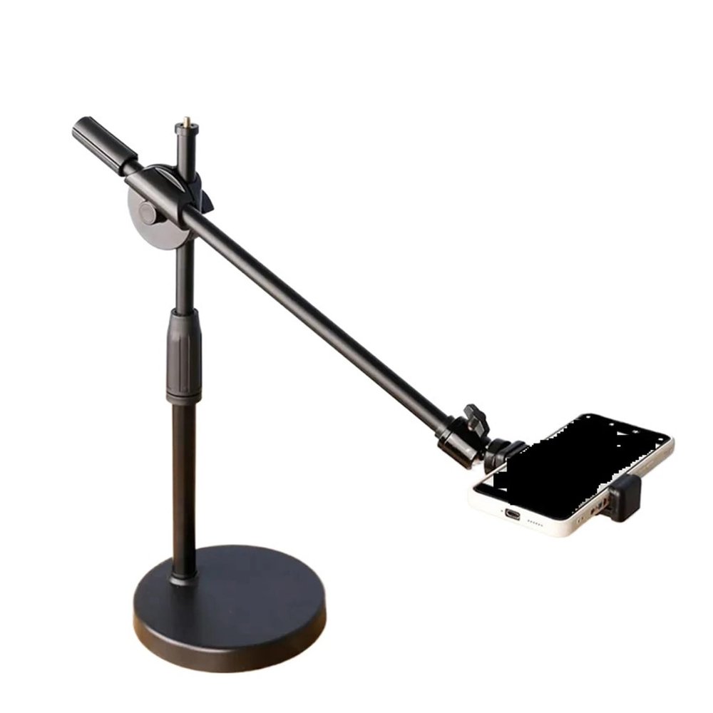 NOUNZH Overhead Tripod with Light Table Tabletop Stand Tripods with Mobile Holder Boom Arm Nail Art Photography(Type 4)
